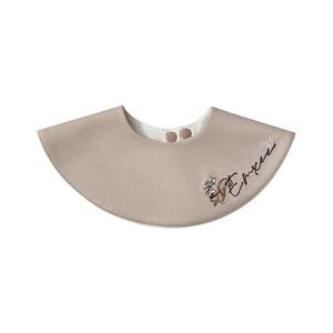 嫚熙红山茶口水巾婴儿小方巾婴儿新生防吐奶花瓣围嘴吸水口水兜