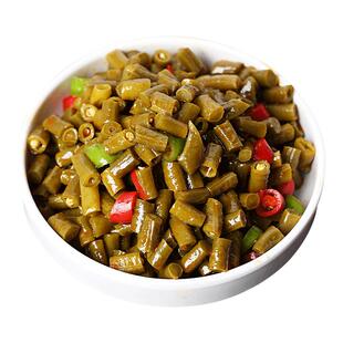 爽脆口豇豆酸豆角正宗山东香辣小咸菜大全独立小包装下饭酱菜缸豆