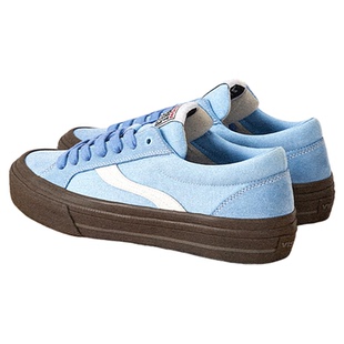 VISION X ODD ASTLEY PRO生胶水洗蓝低帮翻毛皮帆布鞋滑板鞋男女