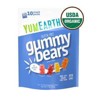 【自营】美国有机小熊软糖YumEarth牙米滋qq橡皮水果汁糖维生素C