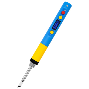 鹿仙子T65智能电烙铁t12数显铬铁恒温维修焊锡枪便携式移动焊接笔