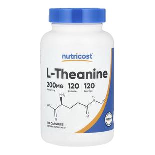 Nutricost L-茶氨酸情绪压力焦虑睡眠认知能力免疫心脏血管