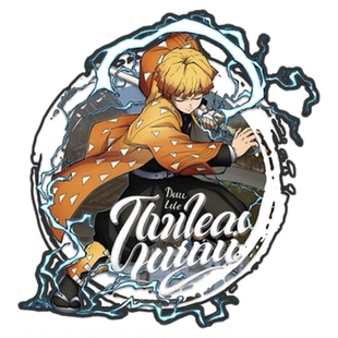 善逸灯光画鬼灭之刃周边手办鬼灭之刃挂画玄关画电竞房装饰氛围灯