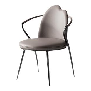 诚骏轻奢高级软包客人椅子茶室家用新款靠背办公室简约别墅主人椅