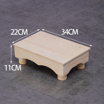 实木脚踏凳台阶垫办公室垫脚厕所垫脚凳子厨房垫高凳垫放腿踩脚榕