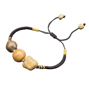 正宗泰国龙宫舍利手串男女编制绳款原矿原色防惊吓忌水晶手链饰品