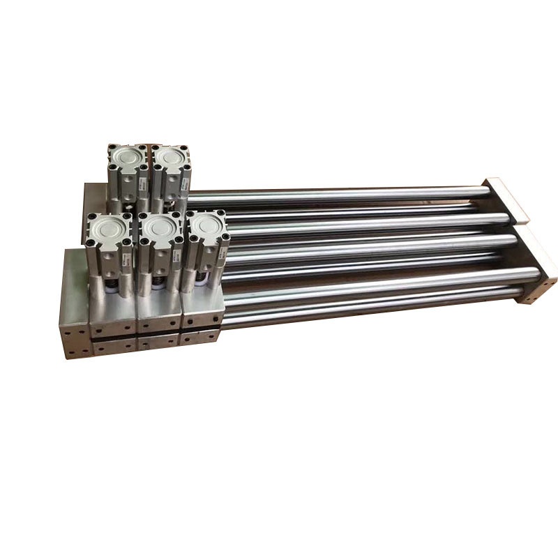 多孔可移动滑轨气动打孔机滑台自由固定位置打洞快捷小孔径