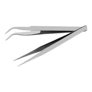 不锈钢直头弯头镊子 手工diy材料夹东西贴水钻发饰品串珠工具配件