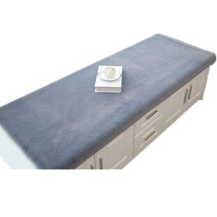 仿兔毛绒地毯茶几毯ins卧室满铺白色短毛橱窗毯可爱床边毯飘窗垫