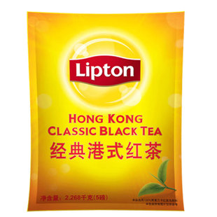 Lipton立顿拼配茶红茶粉5磅茶港式红茶粉商用奶茶原材料2.268kg
