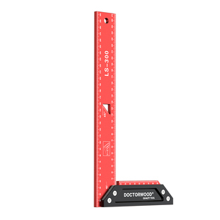 直角尺90度高精度木工专用45度拐尺 多功能加厚铝合金L型水平角尺