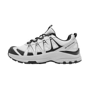 乔丹运动鞋女2025冬季新款皮面防水跑步鞋厚底登山减震休闲老爹鞋