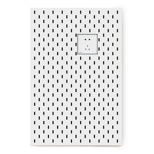 定制金属宜家洞洞板琢磨置物架配件铁不锈钢航空铝装饰收纳墙挂板