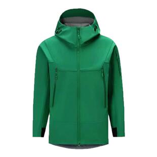 鸟家户外软壳冲锋衣外套男春秋连帽防水风衣外贸男装工装运动夹克