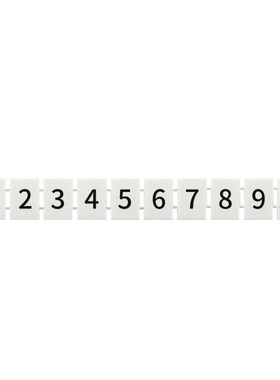 UK/PT/ST端子标记条ZB4/5/6/8/10PE空白UK2.5数字号码标识排定制
