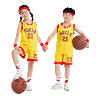 儿童篮球服套装男童运动服中小童球衣男女孩宝宝训练服中学生队服