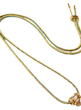 镶钻扣手工精编八股绳多色彩绳