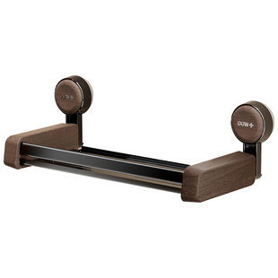 中古风浴室置物架吸盘免打孔卫生间架子厕所洗漱台壁挂墙上收纳架