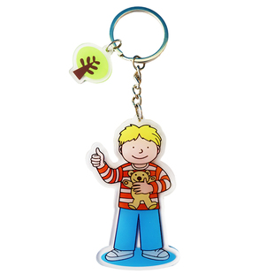 牛津树Kipper亚克力钥匙扣英语绘本卡通挂件学生书包挂饰奖励道具