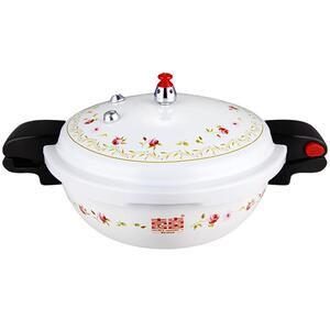 双喜高压锅家用电磁炉燃气通用压力锅汤锅具迷你3-4人22cm青花瓷