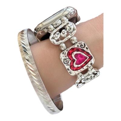 CA.桃心珐琅表带质感好赞！