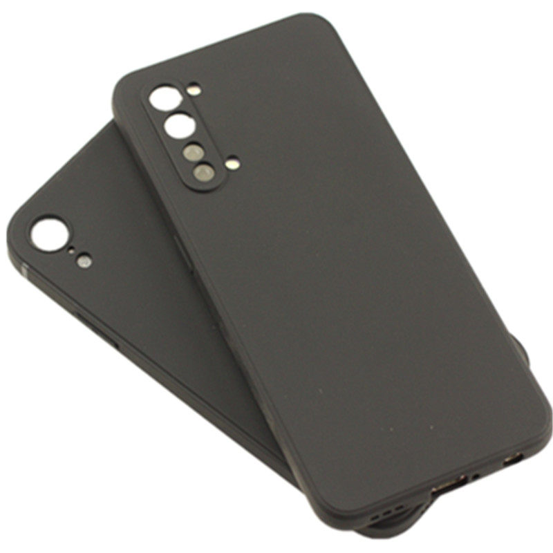 适用华为荣耀9X V40 v30pro V20 20 畅享10 30E 20E 9 plus se z 10S 9S 黑色直边磨砂手机壳软胶魔方保护套