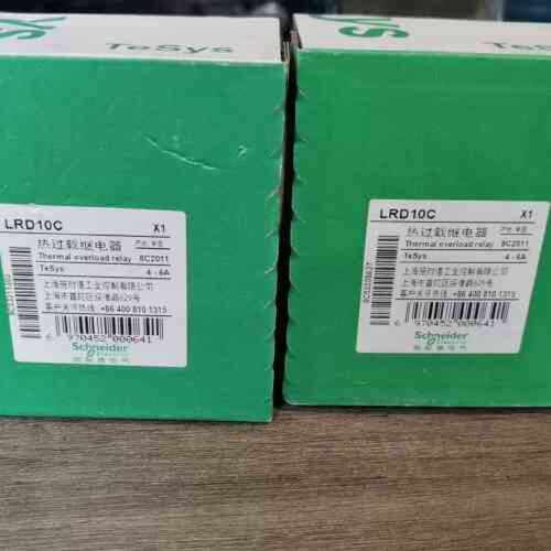 议价施耐德热过载继电器LRD10C，4-6A，全新原装正品，实物