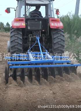 1BJX disc harrow偏置对置牵引悬挂式新型圆盘耙除草碎土联合整地