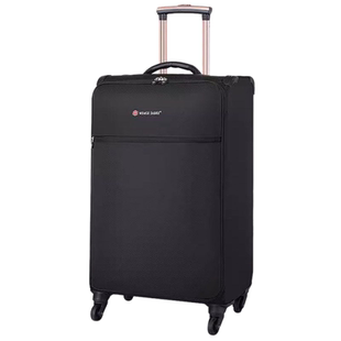 瑞士军刀行李箱20寸超轻万向轮拉杆箱男女登机箱帆布轻便旅行箱