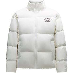 安踏短款羽绒服面包服女2025新款冬季加厚保暖防风外套立领棉服