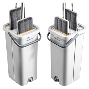 佳帮手新款拖把家用一拖净干湿两用平板免手洗拖布桶懒人拖地神器