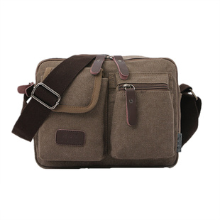 满江红2023新款帆布包休闲女包男士单肩斜挎包小包韩版休闲商务包