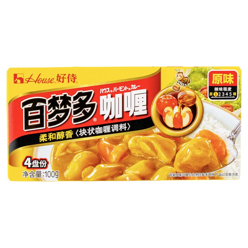 好侍百梦多咖喱块咖喱酱日式家用