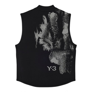 Y-3/Y3山本耀司春季时尚休闲男士印花马甲背心JX4808