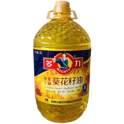 多力黄金三益葵花籽油大桶低油烟
