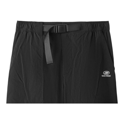 Skechers斯凯奇26夏新款女士宽松长裤舒适百搭梭织长裤 L226W044