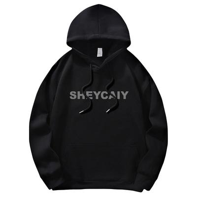 重磅男款美式复古连帽卫衣