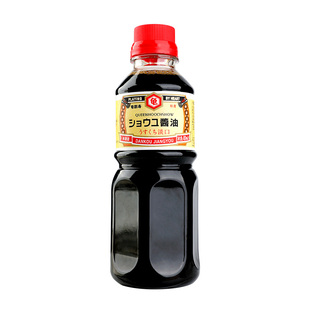 龟鹤寿淡口酱油500ML海鲜酱油鱼生寿司蘸酱日料三文鱼刺身酱油