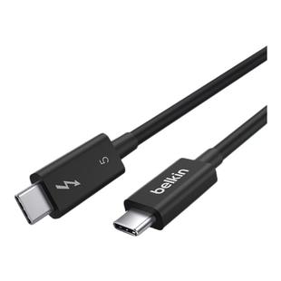 Belkin贝尔金USB-C雷电5数据线240W闪充4K三屏扩展至高120Gbps传输适用iPhone16promax苹果Mac多设备兼容