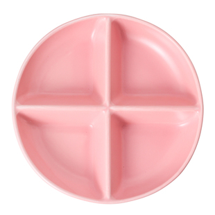 家用陶瓷减脂节食健康三格四格分格盘儿童成人一人食分餐盘早餐盘