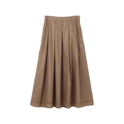 自由区日杂刊登同款可水洗光泽感纹理半身裙女ONWARD