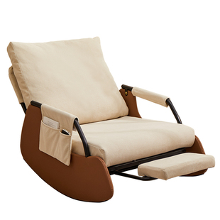 懒人沙发摇摇椅躺椅2025新款坐睡两用卧室小沙发阳台懒人椅休闲椅