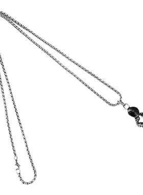 GENANX宇航员太空人摘下星星送给你磁吸半球情侣项链两条装银白色