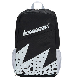 川崎羽毛球包双肩背包男款大容量书包三只2支装运动专用便携拍包