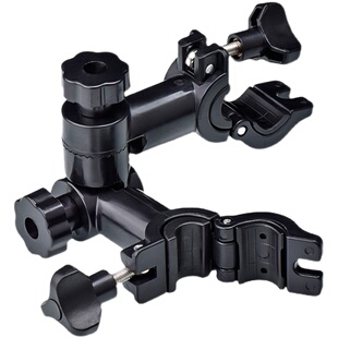 钓鱼黑色超轻万向连接器多功能炮台支架伞架配件垂钓户外鱼竿调节
