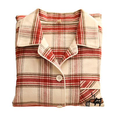 秋冬情侣卡通全棉睡衣男款纯棉磨毛睡衣女长袖家居服套装加厚保暖