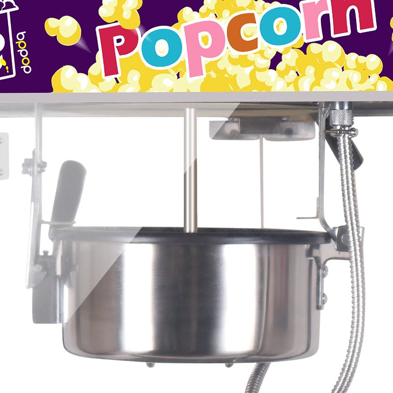 新品 爆牌8安商用半自动爆米花机器小型电动米花机爆谷机小吃设备