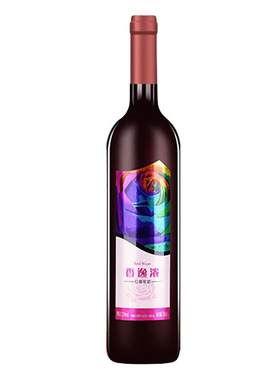 长城香逸浓甜红葡萄酒1瓶