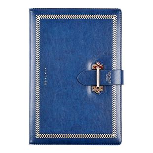 高颜值笔记本子精致高级会议记录本简约文艺复古日记本成人学生ins风手账本套装商务办公记事本定制可印logo