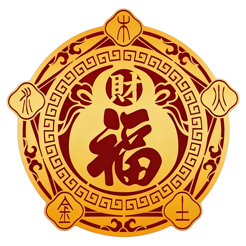 空调压床头五行财福空调贴卧室